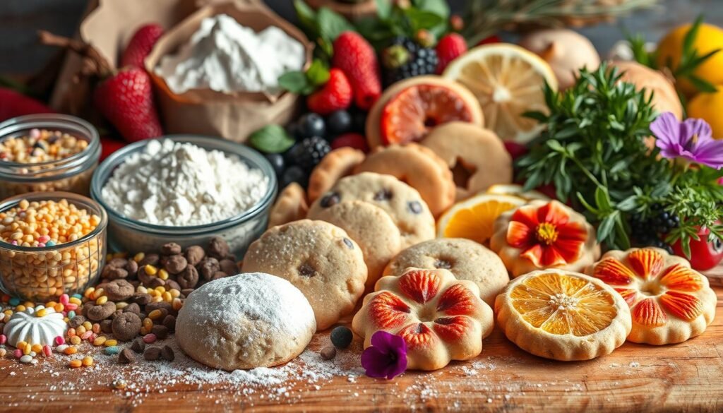 Colorful Ingredients in Cookie