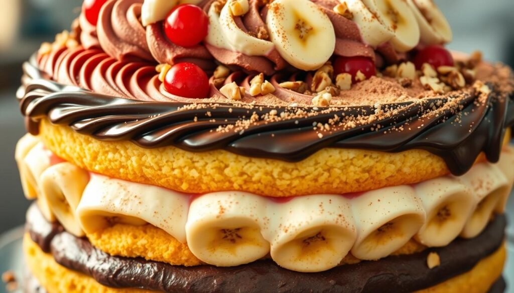 banana split cake